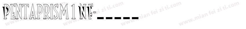 Pentaprism 1 NF字体转换